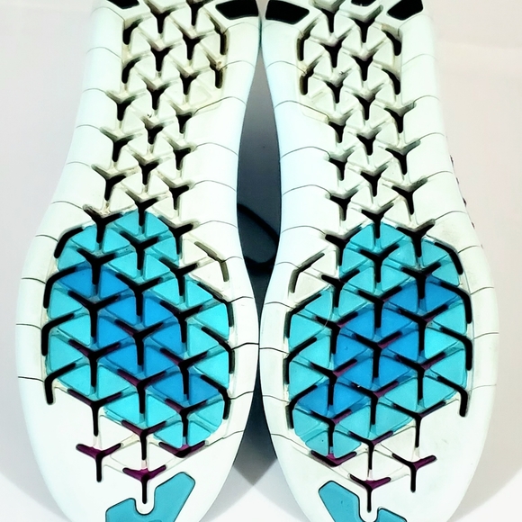 NIKE FREE RN MOTION FLYKNIT RUNNING SHOES. WOMENS Sz:8.5 LIKE NEW! LIGHTWEIGHT - Picture 7 of 11